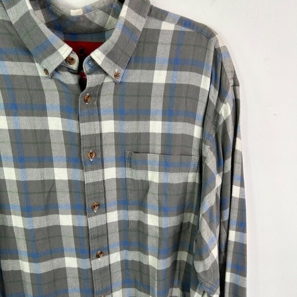 Southern Proper gray flannel long‎ sleeve size XXL - Picture 7 of 7